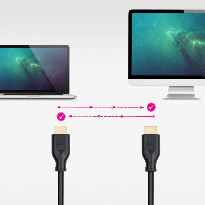 NANO CABLE HDMI V2.0 4K 5m Negro